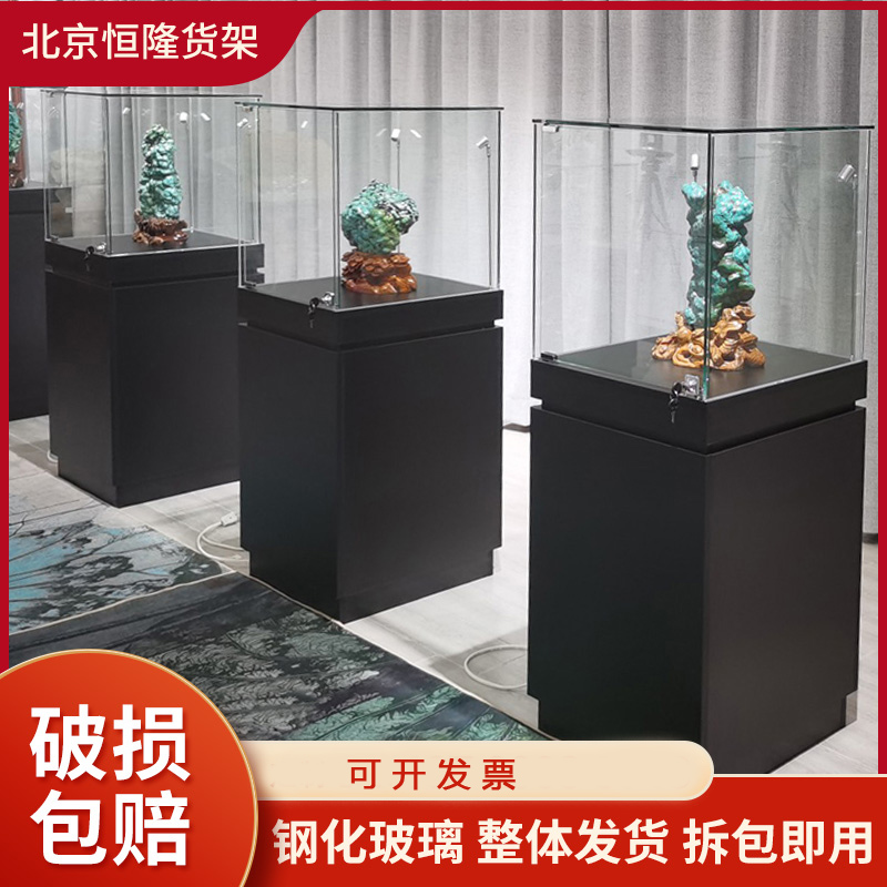 玻璃展示柜珠宝首饰柜子模型展柜玻璃柜子瓷器博物馆文物陈列展柜