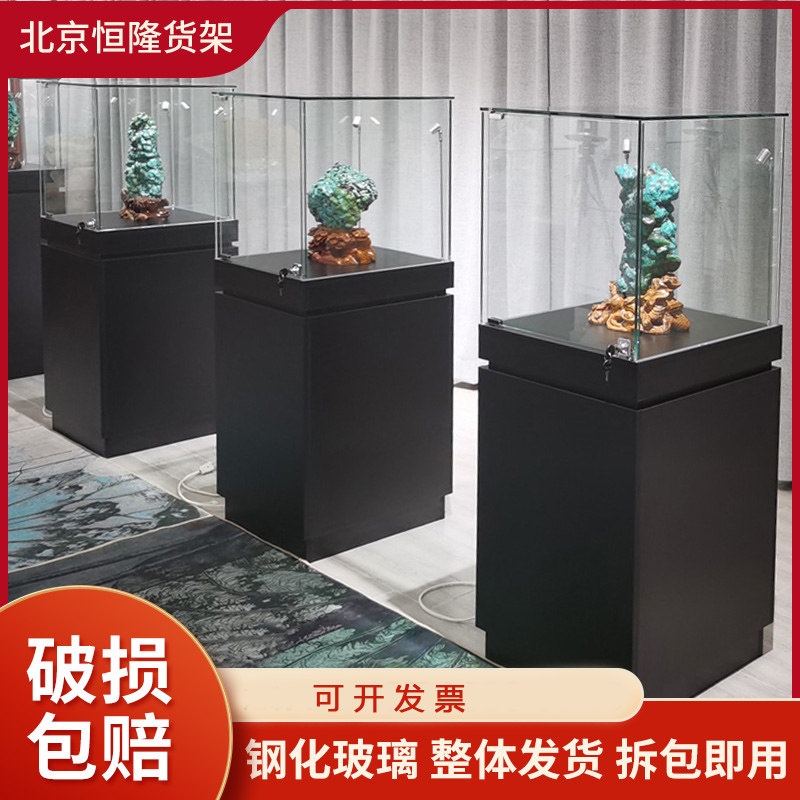 玻璃展示柜珠宝首饰柜子模型展柜玻璃柜子瓷器博物馆文物陈列展柜
