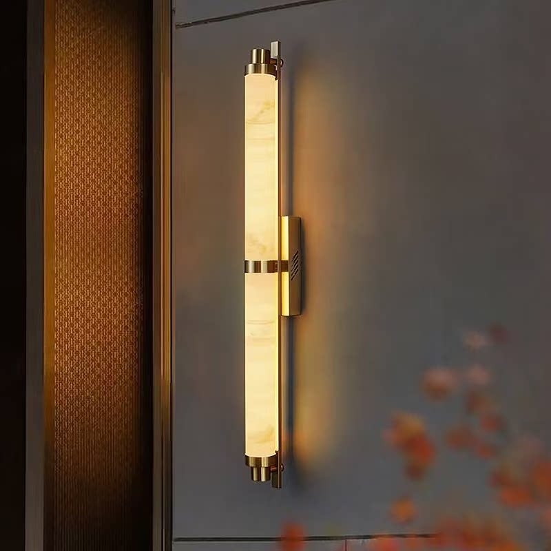 壁灯墙壁过道设计师极简长条简约壁灯后现代客厅背景墙轻奢酒店