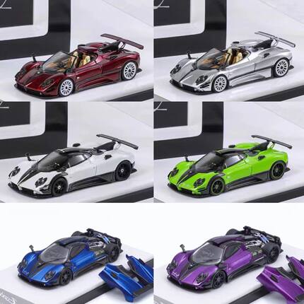 HKM1:64 帕加尼 宗塔Zonda 760 硬顶/敞篷 合金开盖汽车模型