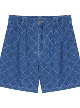 保罗彼得 专柜同款 女士新款简约日常百搭休闲牛仔短裤DSDB19170