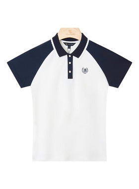 保罗彼得 专柜同款 女士新款时尚百搭短袖polo衫BWEB65541