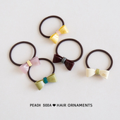 氧气女孩 气质醋酸蝴蝶结发圈皮筋女扎头简约高弹力耐用发绳头饰