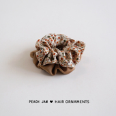 春天气息 碎花蝴蝶结发圈大肠圈日系简约发绳扎头发皮筋韩国发饰