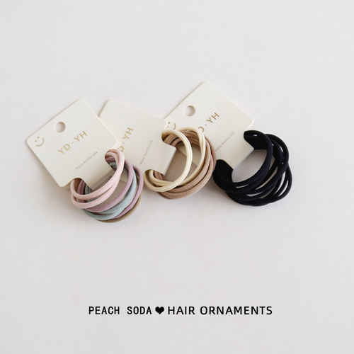 超弹橡皮筋扎头发绳高弹力小发圈