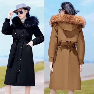 特价女士修身活面脱卸长款羽绒服九成品半成品08衣壳翻新定制加工