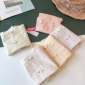彩田25年新品 宫庭风棉莫混纺舒适7A石墨烯底裆青年女内裤 15385