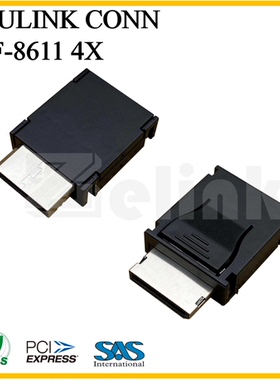 SFF-8611 4X Oculink4X Pcie高速服务器连接器笔电升级