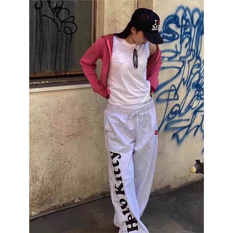 美式小众直筒宽松休闲裤