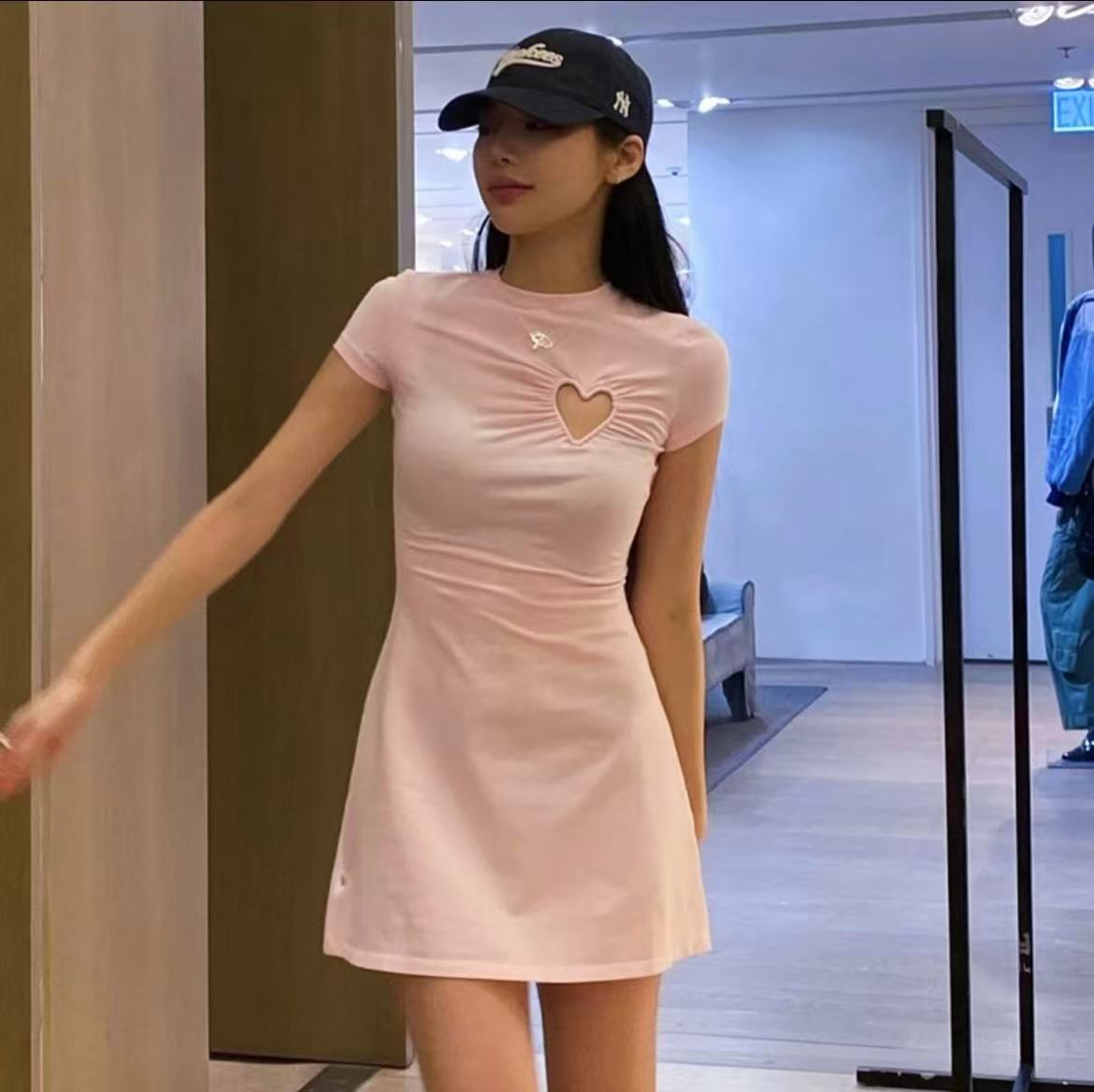 圈内代购级显瘦连衣裙短裙女