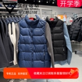 李宁2025秋冬款 潮流运动休闲立领80%鸭绒羽绒马甲AMRV077 男子时尚