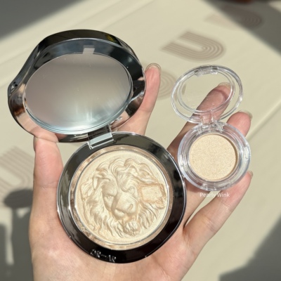 原画师狮子生姜高光试色小样细闪修容一体盘两用闪粉哑光脸部提亮