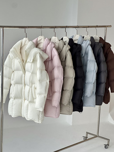中长款羽绒服舒适云朵手感柔软宽松连帽90白鹅绒外套女秋冬新款女