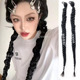 欧美嘻哈风拳击辫子马尾成品麻花辫走秀摄影抖音吸粉神器夜店假发