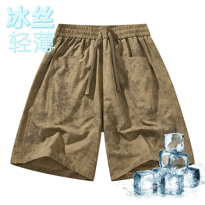 夏季速干大码冰丝短裤XZ405-K003-p40,男装休闲裤,星座405