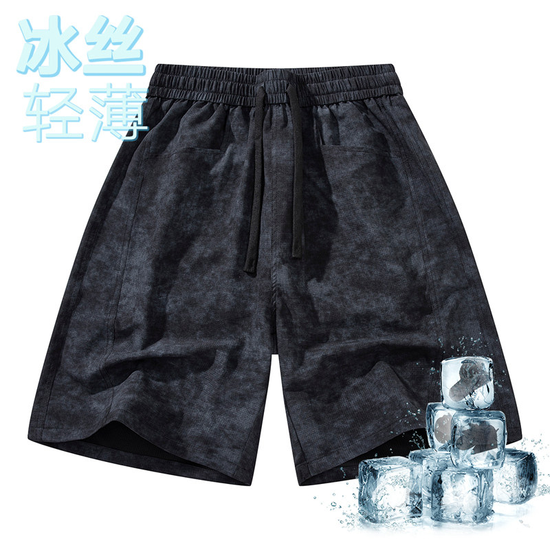 夏季速干大码冰丝短裤XZ405-K003-p40,男装休闲裤,星座405