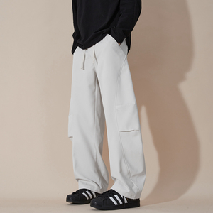 新款男士大码宽松伞兵弯刀裤休闲裤XZ405-K124-P50图片