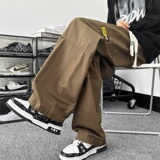 秋季新品男士宽松直筒松紧大码工装休闲裤XZ405-K1007-P55，男装休闲裤，星座405