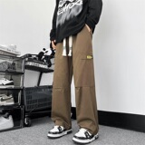 男士宽松大码直筒工装裤新品休闲男裤XZ405-K1007-P55，男装休闲裤，星座405