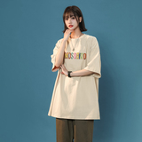 女装类目半袖百搭宽松短袖夏季女士t恤上衣XZ405-T14-P25，女装T恤，星座405