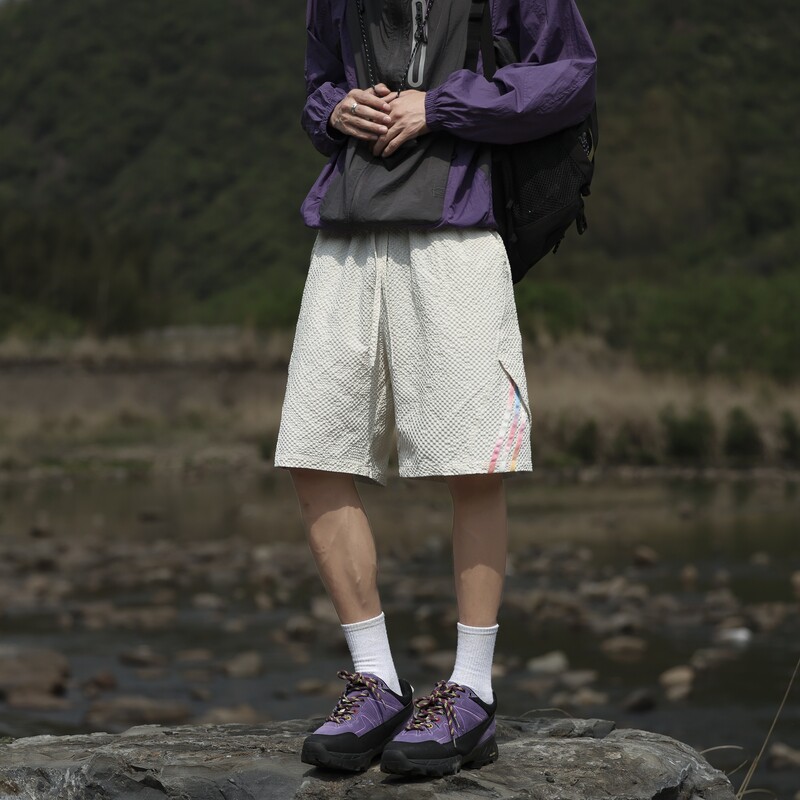 男士松紧大码短裤XZ405-K005-p38图片