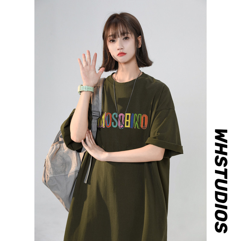 女装类目半袖百搭宽松短袖夏季女士t恤上衣XZ405-T14-P25，女装T恤，星座405