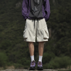 港风潮流宽松工装男士短裤XZ405-K007-p38图片