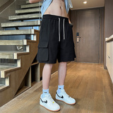 港风潮流工装夏季男士大码薄款短裤XZ405-K243-P35，男装休闲裤，星座405