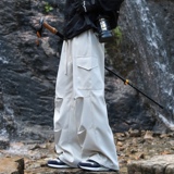 2024秋季潮流宽松工装男士休闲伞兵裤XZ405-K1010-P45，男装休闲裤，星座405