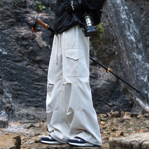 2024秋季潮流宽松工装男士休闲伞兵裤XZ405-K1010-P45图片