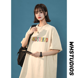 女装类目半袖百搭宽松短袖夏季女士t恤上衣XZ405-T14-P25，女装T恤，星座405