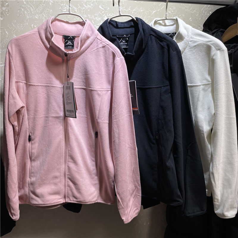 牧高笛男女款抓绒衣户外薄款牛奶绒开衫摇粒绒外套19311002