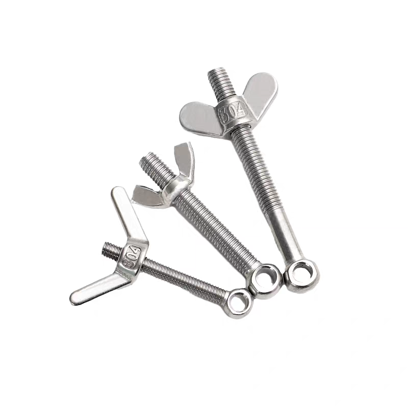 【工厂批发价】304活节螺栓蝶母