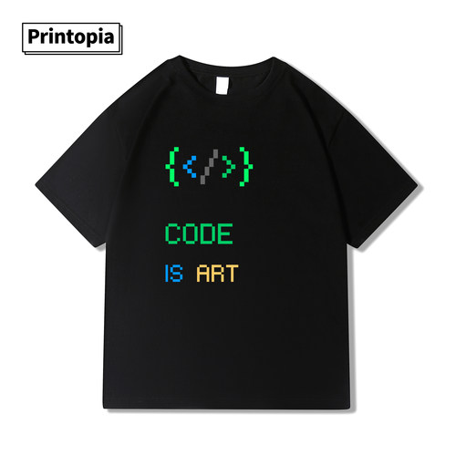 Codeisart代码是艺术T恤