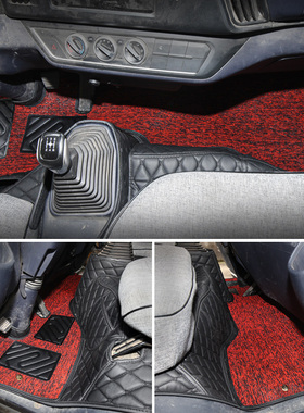 庆铃五十铃100p全包脚垫翼放ec5庆铃kv100m600铃咖单双排货车脚垫