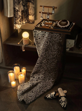 衣帽间装饰品摆件样板间样板房售楼处梳妆台装饰品蜡烛氛围感轻奢