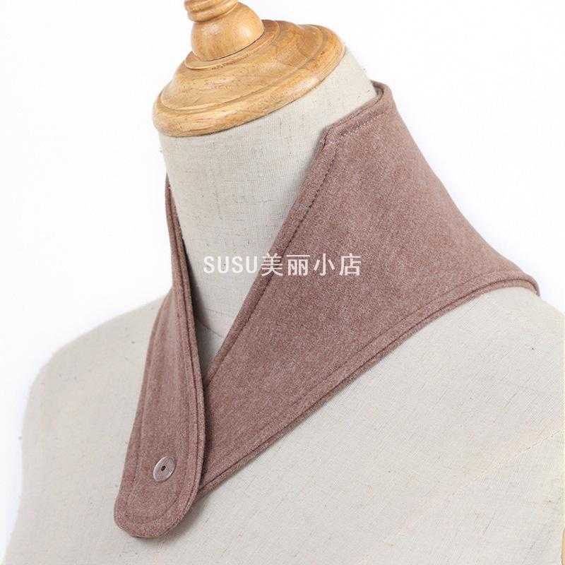 SUSU蚕丝绒德护颈巾保暖颈椎男女