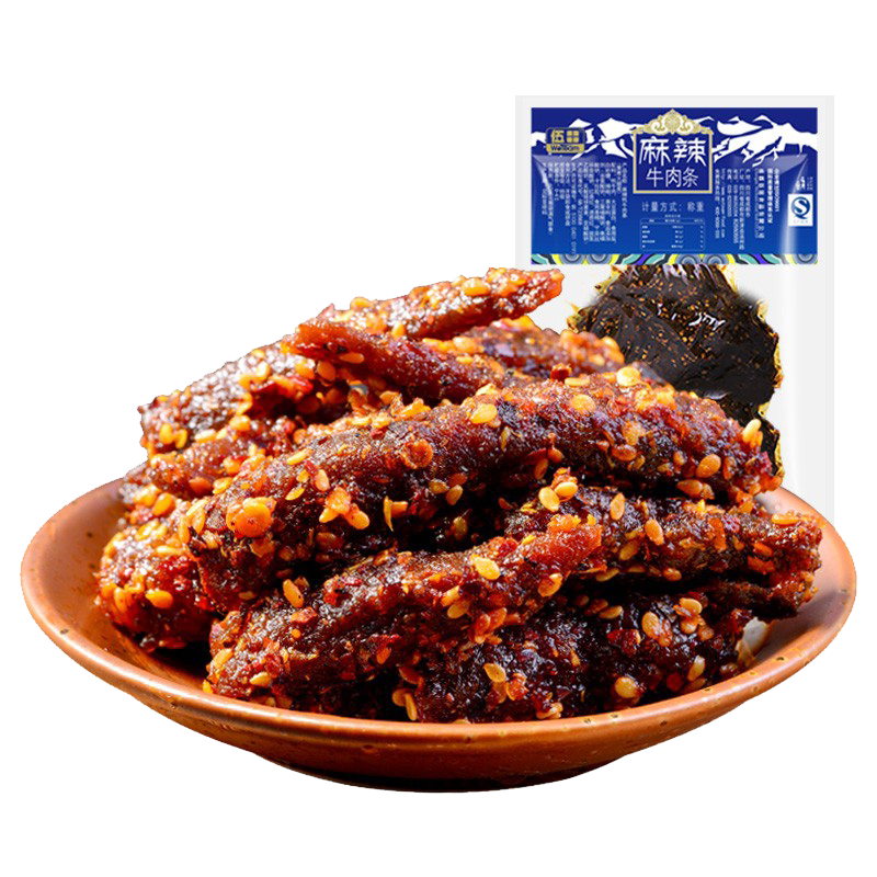 四川麻辣牛肉伍田解馋零食