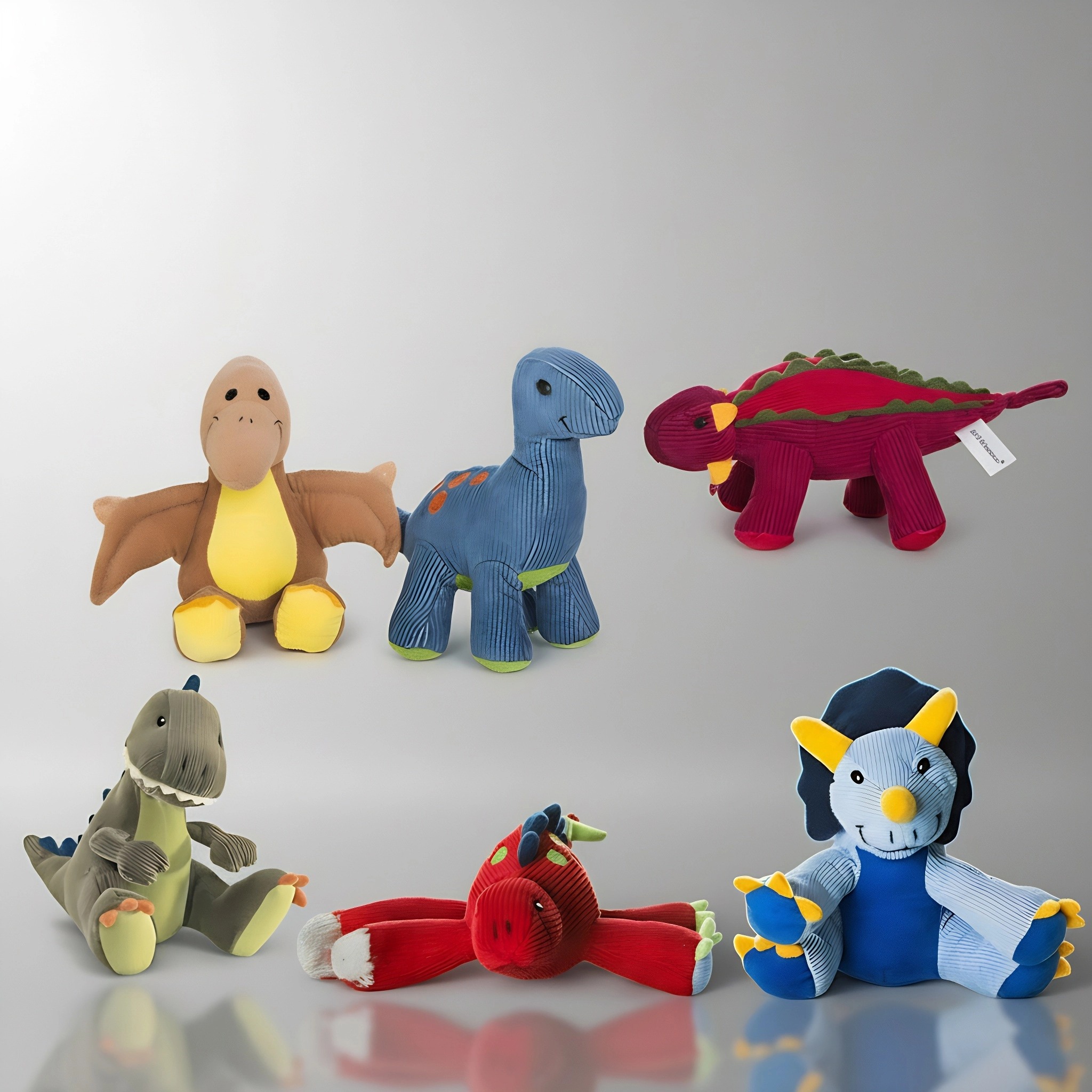 布艺儿童生日礼物霸王龙毛绒玩具