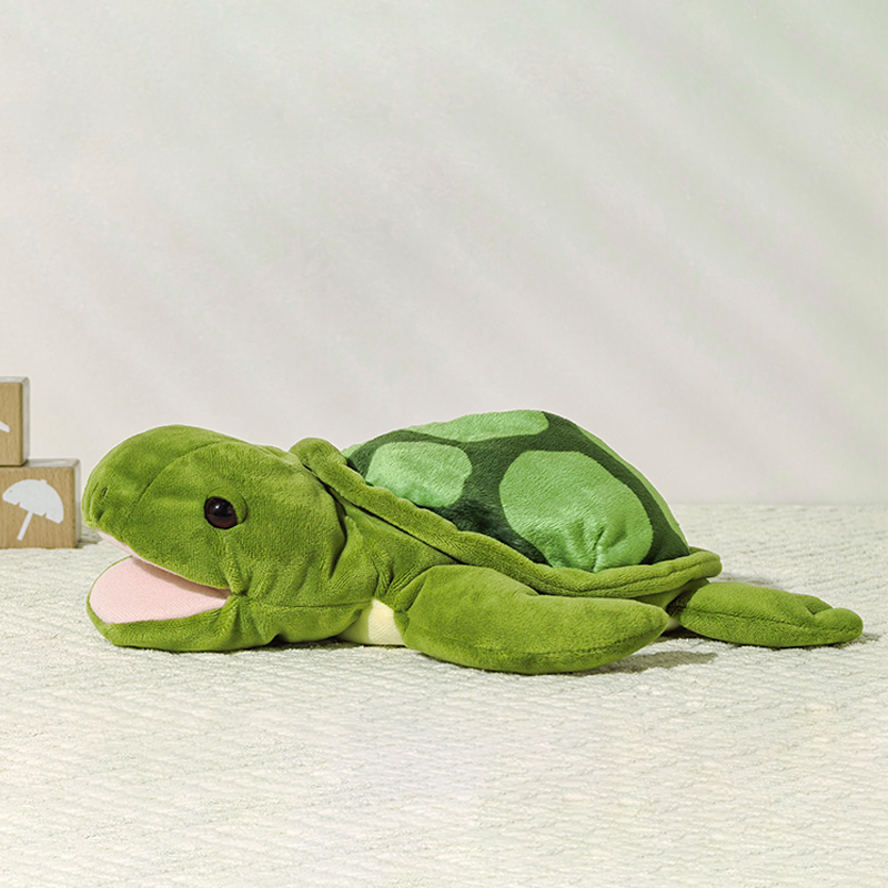 乌龟手偶亲子互动游戏动物手偶