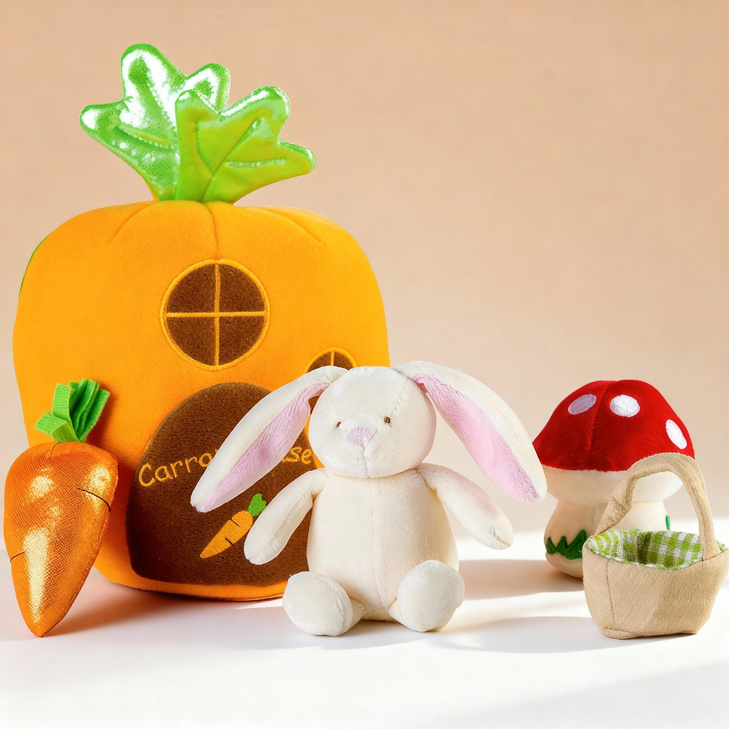 全套五样 兔子采蘑菇套装