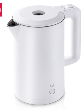 Deli/得力85605电热水壶1800W1.8L白色PP304不锈钢防干烧办公酒店