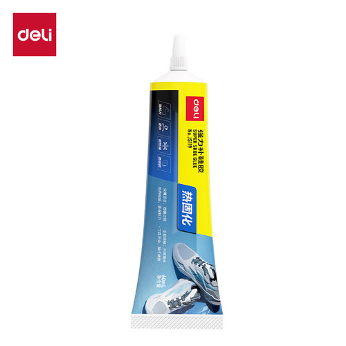 得力JS119强力补鞋胶(透明)(60ml*1支/盒)