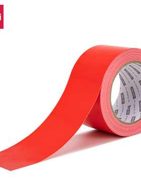 得力52004布基胶带60mm*20m*230μm(红色1卷/热缩)婚庆开业红地毯
