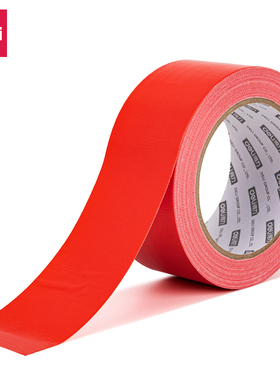 得力52002布基胶带48mm*20m*230μm(红色1卷/热缩)婚庆开业红地毯