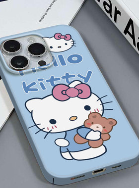 抱熊TK猫适用于苹果16PRO/14高档清新安卓华为P40PRO1加13VIVOY200I红米NOTE14小米10S1加ACE3菲林硬壳手机壳