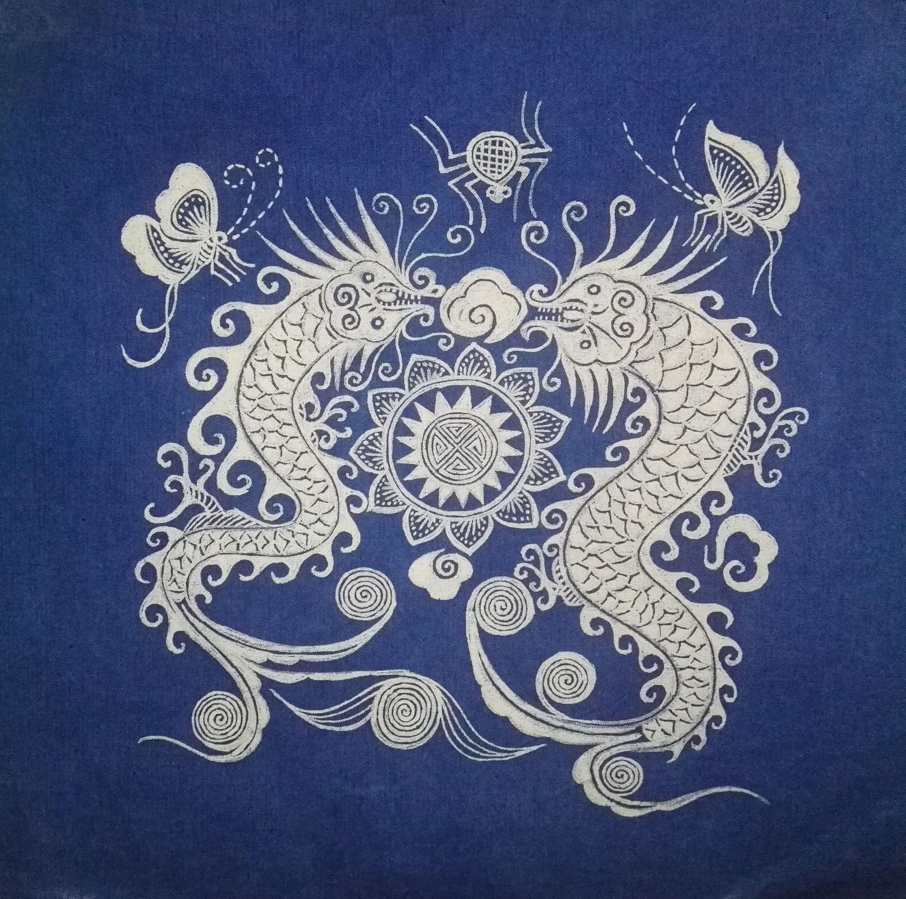 贵州蜡染丹寨蜡染民族特色产品蜡染代加工来样加工植物染来料加工