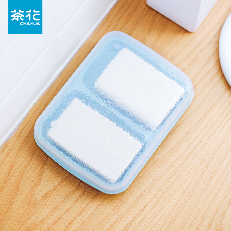 茶花双格肥皂盒带盖大号家用沥水盒子便携皂架新款宿舍香皂盒双层,家庭/个人清洁工具,皂盒,淘宝优惠券,粉丝福利购,淘宝优惠卷