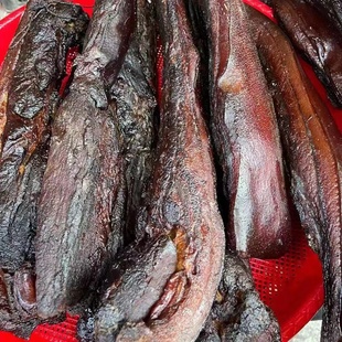 湖南湘西怀化会同特产农家自制柴火烟熏五花肉后腿肉湘西腊肉