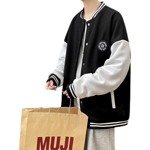 2021秋季棒球服男潮流时尚休闲卫衣A210-A8660图片